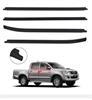 Nẹp chân kính cánh cửa sau trái Toyota Hilux 2016